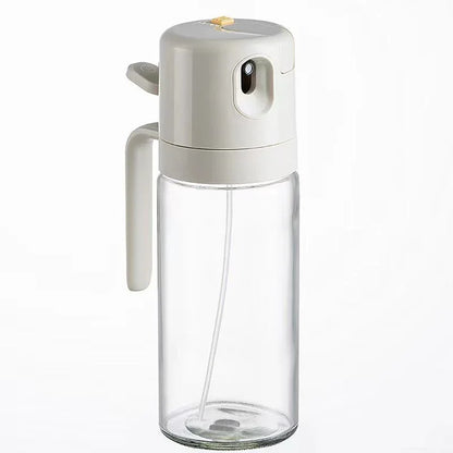 2 in 1 Oil Sprayer & Dispenser Bottle – Olive Oil & Vinegar Mister for Cooking, BBQ, Baking & Air Fryer Use - Kitchen-Mastery